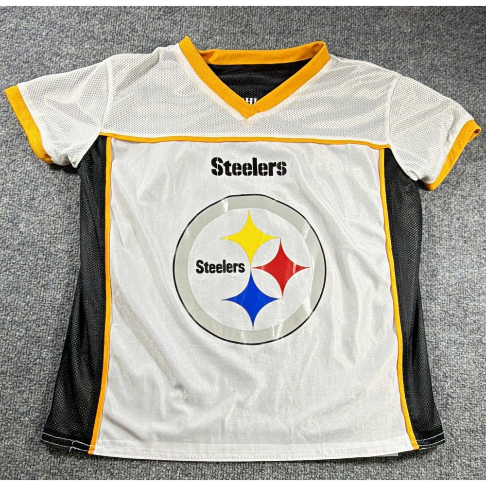 NFL Flag Football Pittsburgh Steelers Youth Large Short Sleeve Reversible Jersey